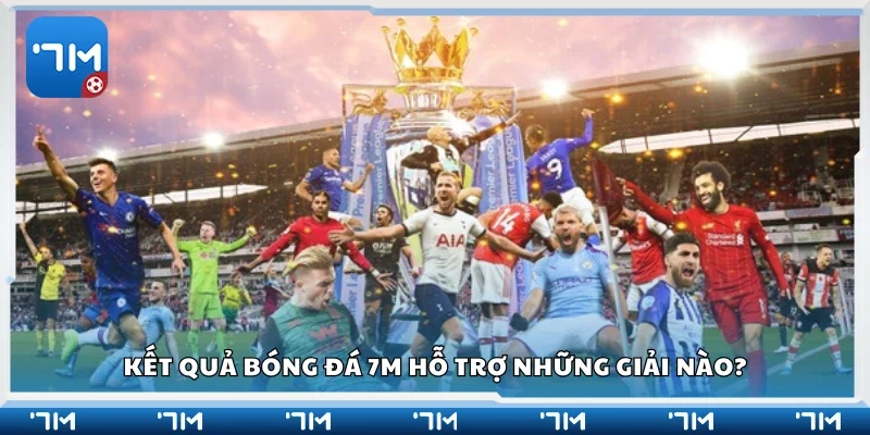 Kết quả bóng đá 7m hỗ trợ những giải nào?