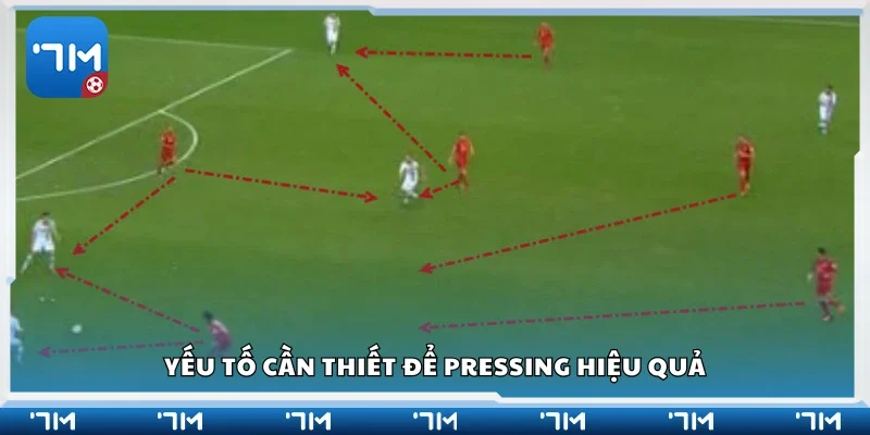 Một số yếu tố cần thiết để pressing hiệu quả
