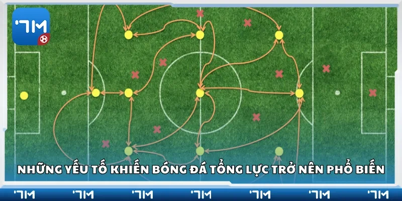 Những yếu tố khiến bóng đá tổng lực trở nên phổ biến