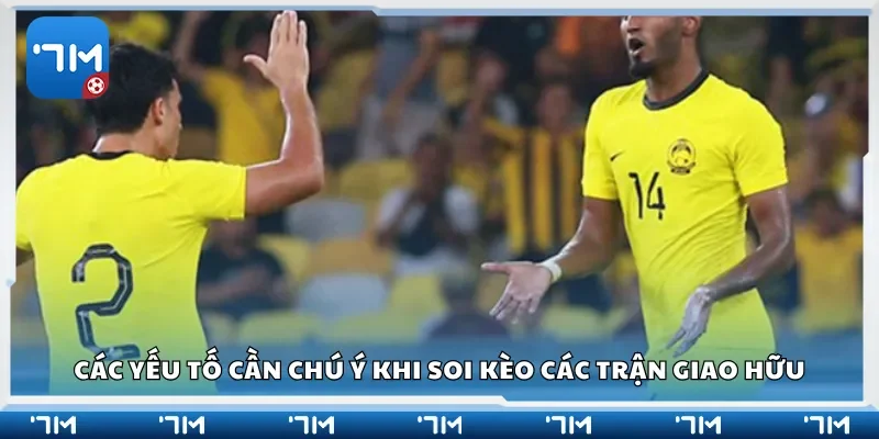 Các yếu tố cần chú ý khi soi kèo các trận giao hữu