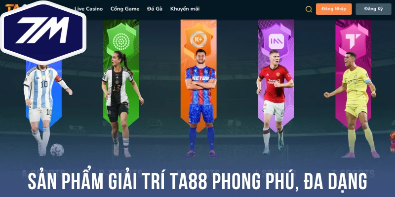 Sản phẩm giải trí Ta88 phong phú, đa dạng