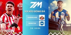 Kèo bóng đá Sunderland vs Brighton hôm nay ngày 14/03/2026 - NHA